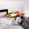 Retro Salt and Pepper Shakers, Set of 2, Porcelain